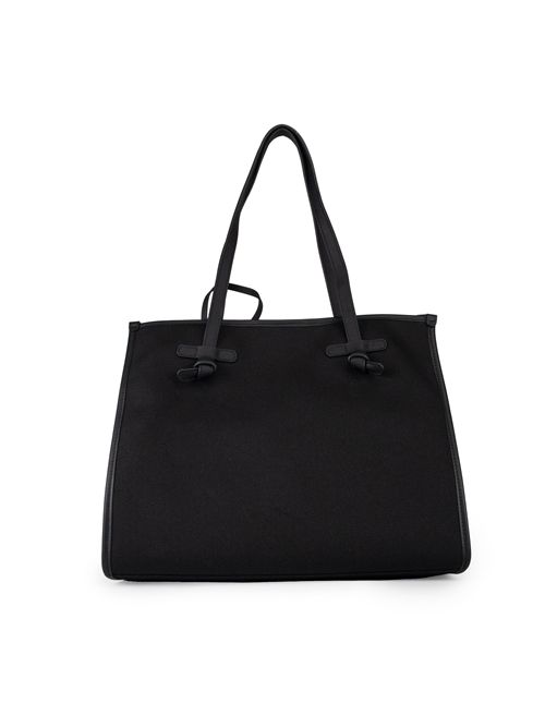 Borsa Shopping Marcella in canvas Nero GIANNI CHIARINI | BS 6850 COMMNERO-CORDA